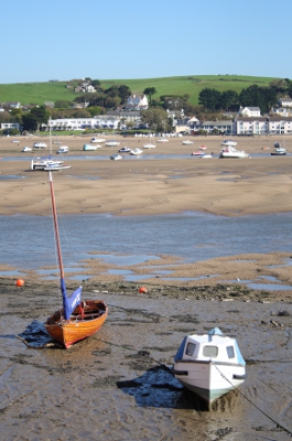 The Torridge estuary at low tide seen from Appledore quayside