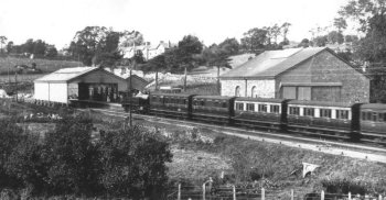 Moretonhampstead railway station ca. 1909