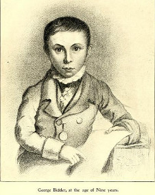George Parker Bidder aged 9