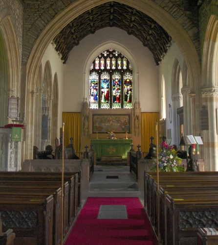 St Hieritha's Church interior