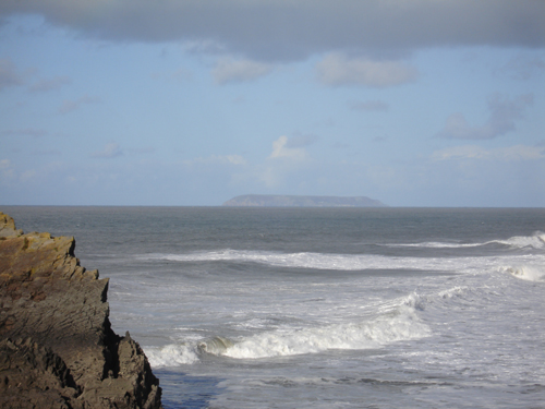 Lundy seen from near Hartland Point