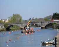 Totnes bridge across the River Dart